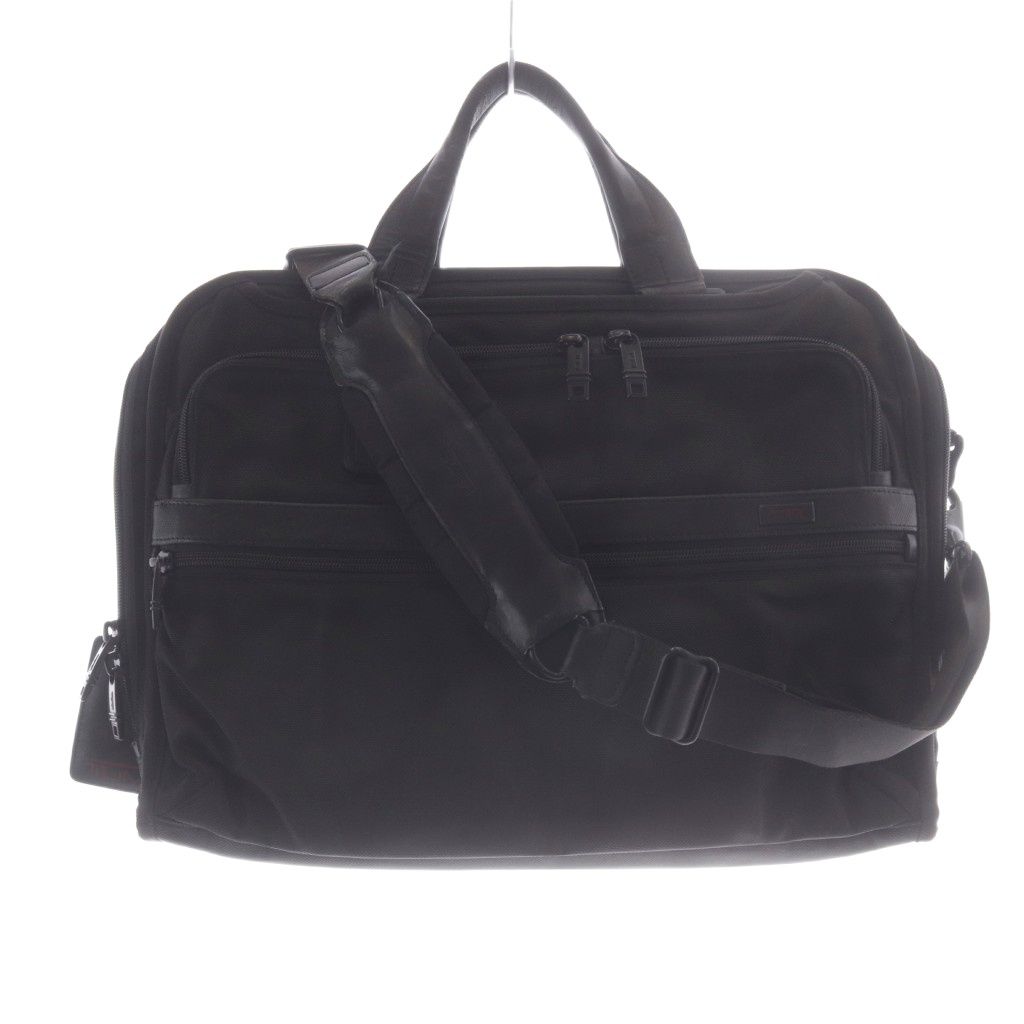 Tumi TUMI ALPHA 2 Organizer Portfolio Brief Briefcase Shoulder Bag Handbag 2 Way Black
