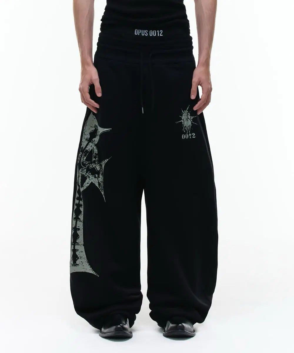 オプス0012 OPUS0012 CROSS スウェット パンツ ブラック ズボン L 11,314円