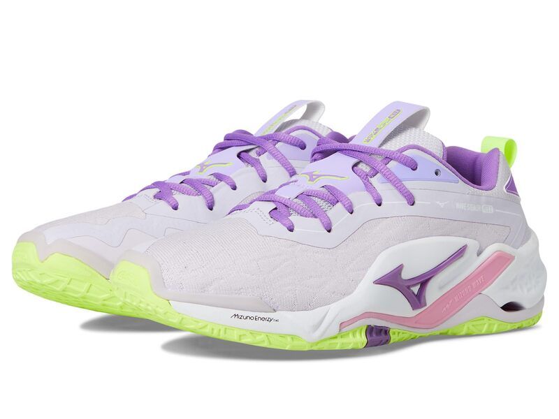 ミズノ メンズ シューズ スニーカー Mizuno Wave Stealth Neo 2 WhiteLavender ホワイト