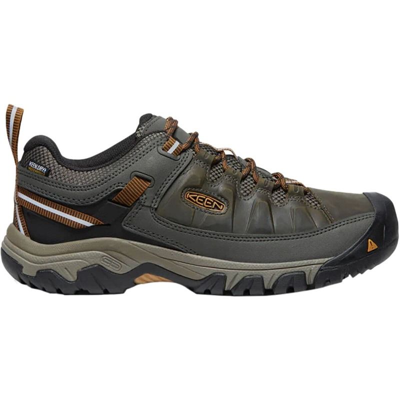 キーン メンズ シューズ スニーカー レザー KEEN Targhee III Waterproof Leather Hiking Shoe Mens Black OliveGolden Brown 36,920円