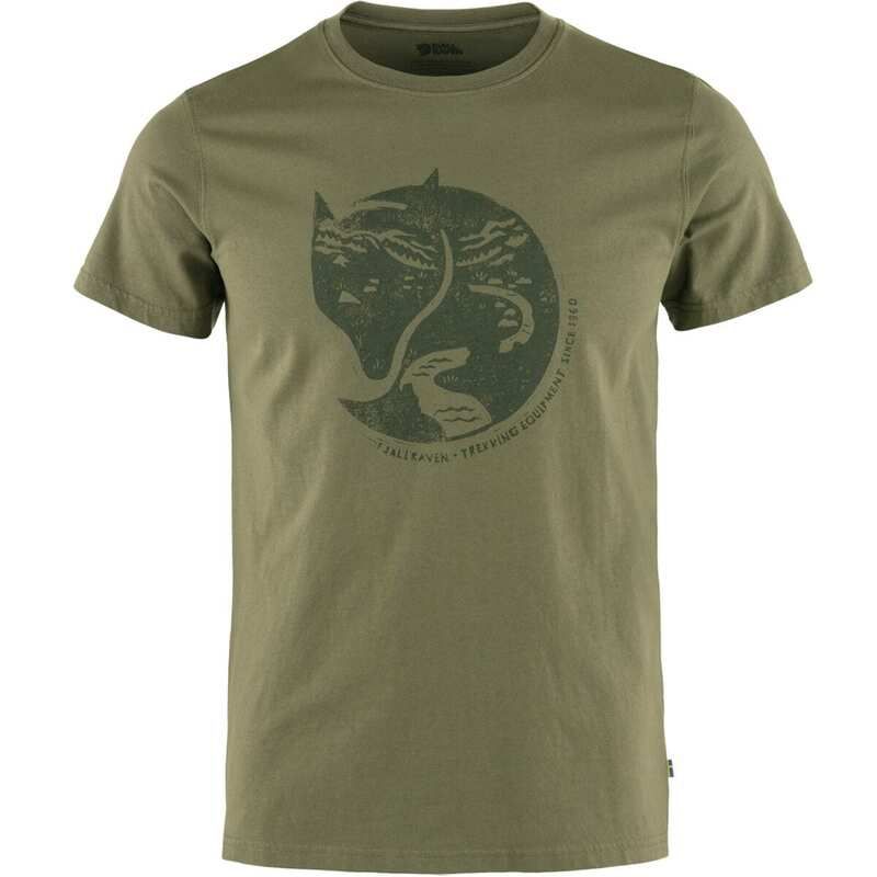 フェールラーベン メンズ トップス Tシャツ Fjallraven Arctic Fox TShirt Mens Laurel Green グリーン