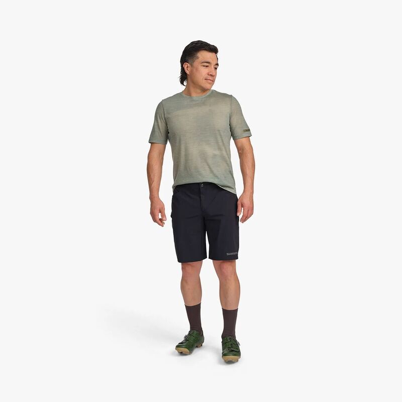 シマノ メンズ ボトムス ハーフパンツ・ショーツ ショートパンツ Shimano Evolve Terra Cargo Shorts Mens Black ブラック
