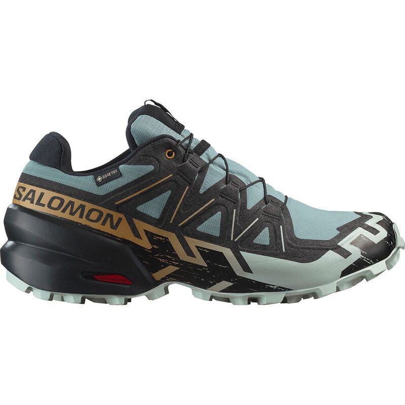 サロモン メンズ シューズ スニーカー Salomon Speedcross 6 GTX Trail Running Shoe Mens TrooperBlackWood Thrush ブラック