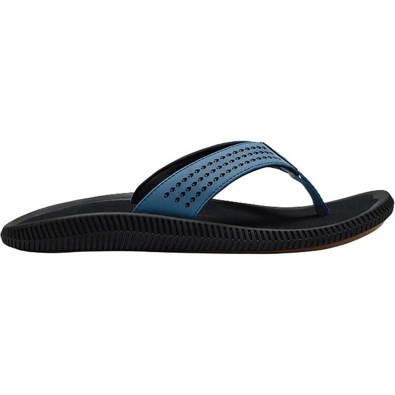 オルカイ メンズ シューズ サンダル Olukai Ulele Flip Flop Mens Blue FogLava Rock ブルー