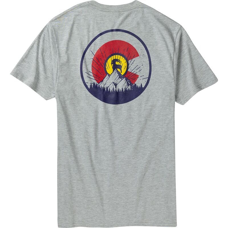 バックカントリー メンズ トップス Tシャツ Backcountry Colorado Flag TShirt Mens Silver シルバー 7,086円