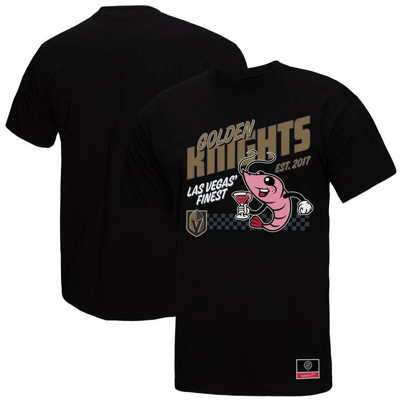 ミッチェルネス メンズ トップス Tシャツ Mens Mitchell Ness Black Vegas Golden Knights Local Food TShirt Lvk Black ブラック