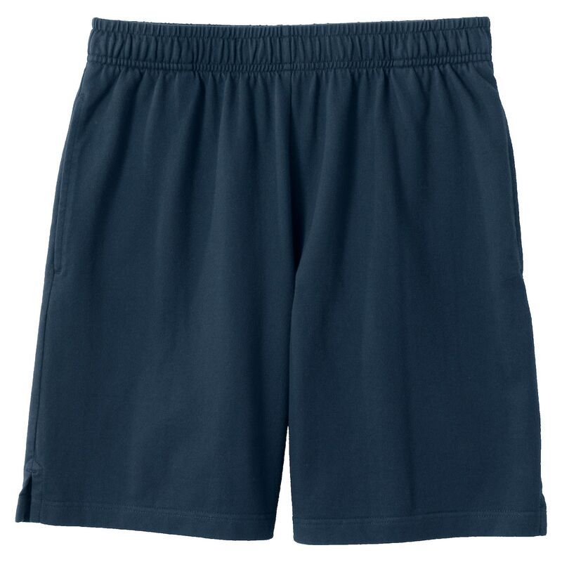 ランズエンド メンズ ボトムス ハーフパンツ・ショーツ ショートパンツ ニット ジャージー Mens Lands End Jersey Knit Shorts Radiant Navy ネイビー