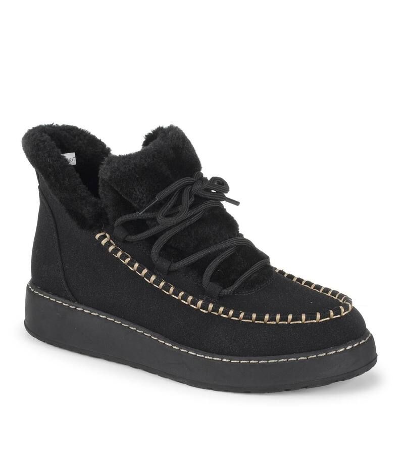 ベアトラップス レディース シューズ ブーツ・レインブーツ アンクル Baretraps Faelyn Womens Moc Toe Ankle Boots Black ブラック