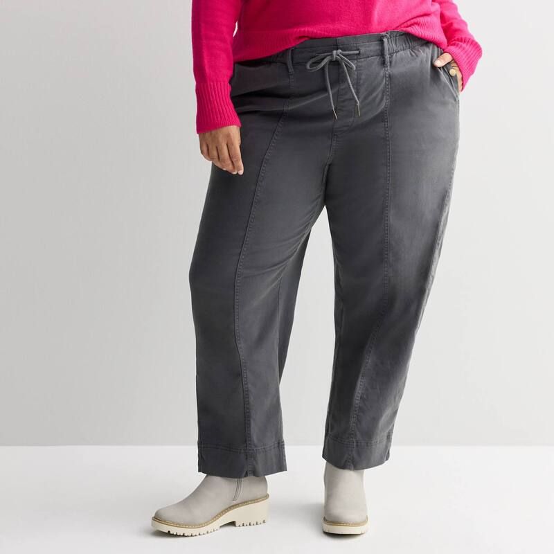 ソノマ レディース ボトムス カジュアルパンツ プラスサイズ Plusize Sonoma Goods For Life Comfort Waist Pants Filigree 6,784円