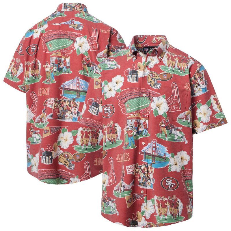 レインスプーナー メンズ トップス Tシャツ ダウン Mens Reyn Spoonered San Francisco 49erscenic ButtonDown Shirt 49red レッド 26,864円