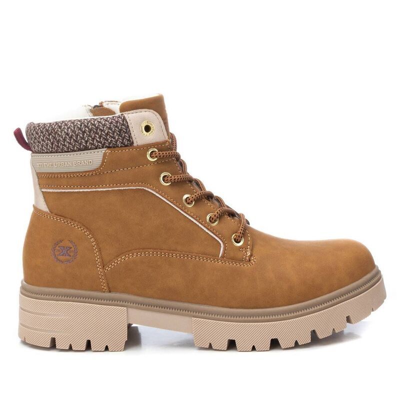 キシタイ レディース シューズ ブーツ・レインブーツ Womens Combat Booties By XTI 143144 Camel キャメル