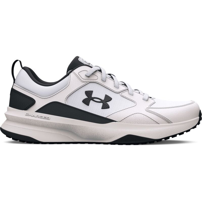 アンダーアーマー メンズ シューズ スニーカー Under Armour Chargedge Mens Training Shoes White Black ホワイト
