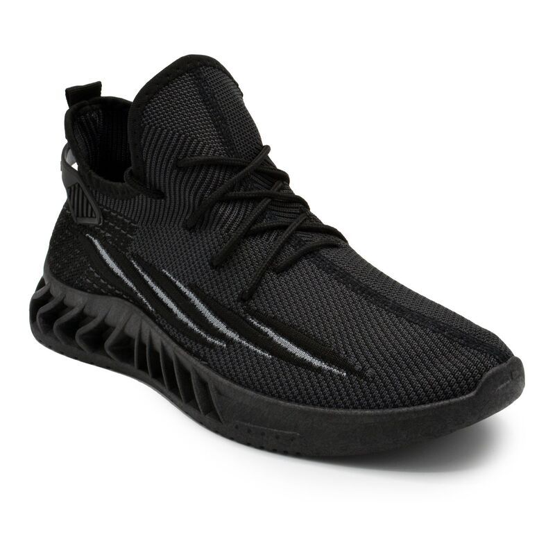 アカデミクス メンズ シューズ スニーカー ニット Akademiks Mens Knit Sneakers Black ブラック