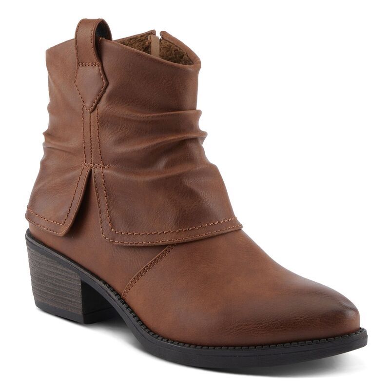 パトリシア レディース シューズ ブーツ・レインブーツ アンクル ヒール Patrizia Idolize Womens Foldover Heeled Ankle Boots Camel キャメル