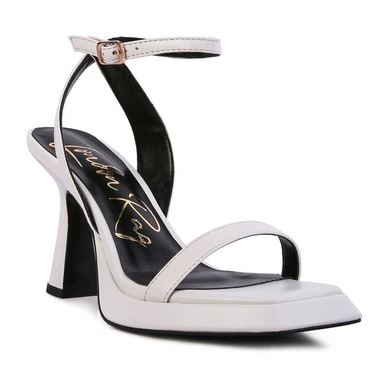 ロンドンラグ レディース シューズ パンプス サンダル アンクル London Rag Five Star Womens Ankle Strap Dressandals White ホワイト