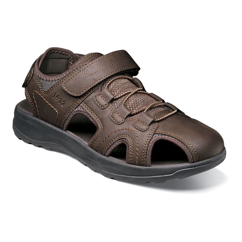 ノンブッシュ メンズ シューズ サンダル Nunn BushR Huck Mens Fisherman Sandals Brown ブラウン