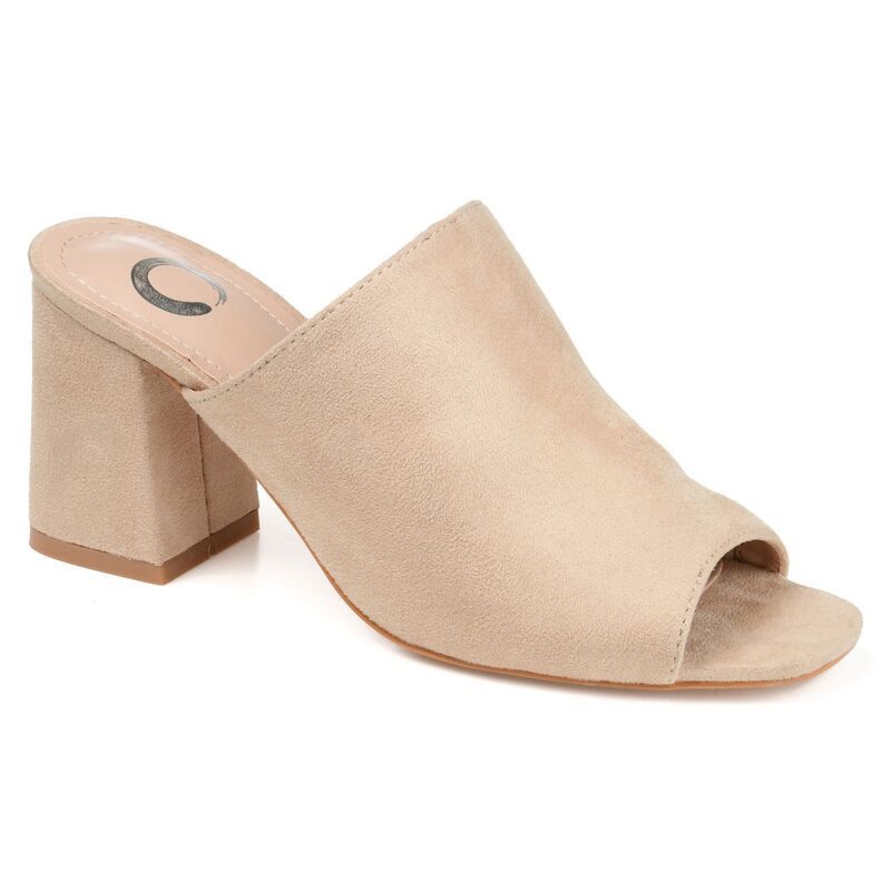 ジュルネ コレクション レディース シューズ サンダル ヒール Journee Collection Adelaide Womens Block Heel Sandals Beige ベージュ