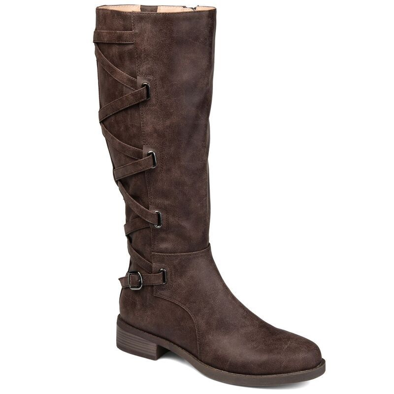 ジュルネ コレクション レディース シューズ ブーツ・レインブーツ Journee Collection Carly Womens KneeHigh Boots Brown ブラウン