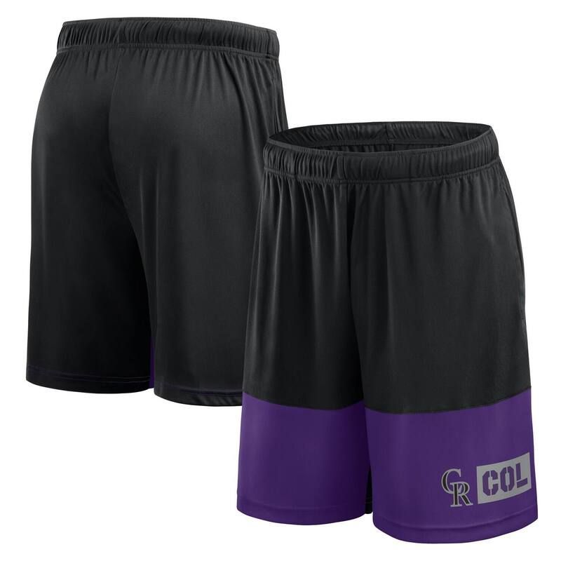 ファナティクス メンズ ボトムス ハーフパンツ・ショーツ ショートパンツ Mens Fanatics Black Colorado Rockies Best of the Best Shorts Rc
