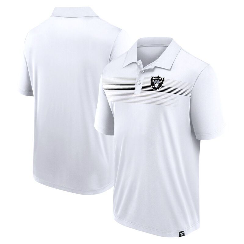 ファナティクス メンズ トップス Tシャツ ポロシャツ トール Mens Fanatics White Las Vegas Raiders Big Tall Sublimated Polo Lvr W