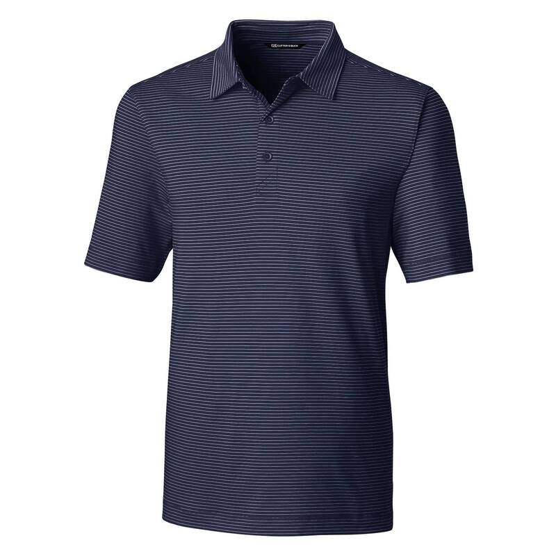 カッターアンドバック レディース トップス Tシャツ ポロシャツ トール Cutter Buck Forge Pencil Stripe Stretch Mens Big and Tall Polo
