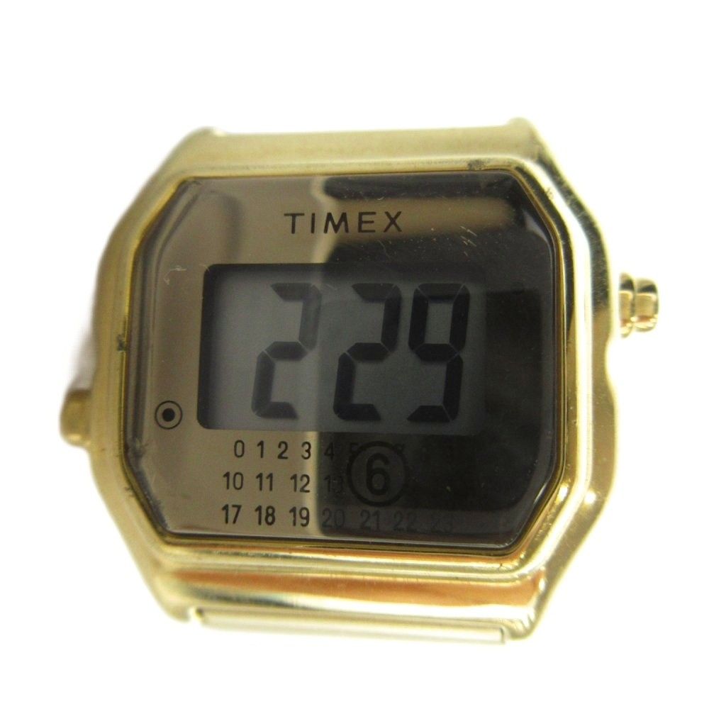 MM6 Maison Margiela MM6 Maison Margiela Timex TIMEX TW2Y50100 Ring Watch Ring Watch Quartz Digital No. 12 Gold Color Gold ■GY18/MQ