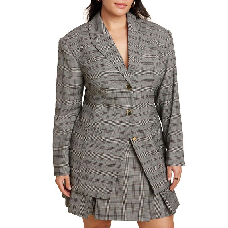 エロクイ レディース アウター ジャケット・ブルゾン プラスサイズ ブレザー ELOQUII Womens Plusize Nipped Waist Blazer With Back Adjuster