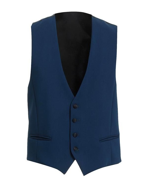 ウンガロ メンズ トップス ベスト UNGARO ジレ Navy ネイビー