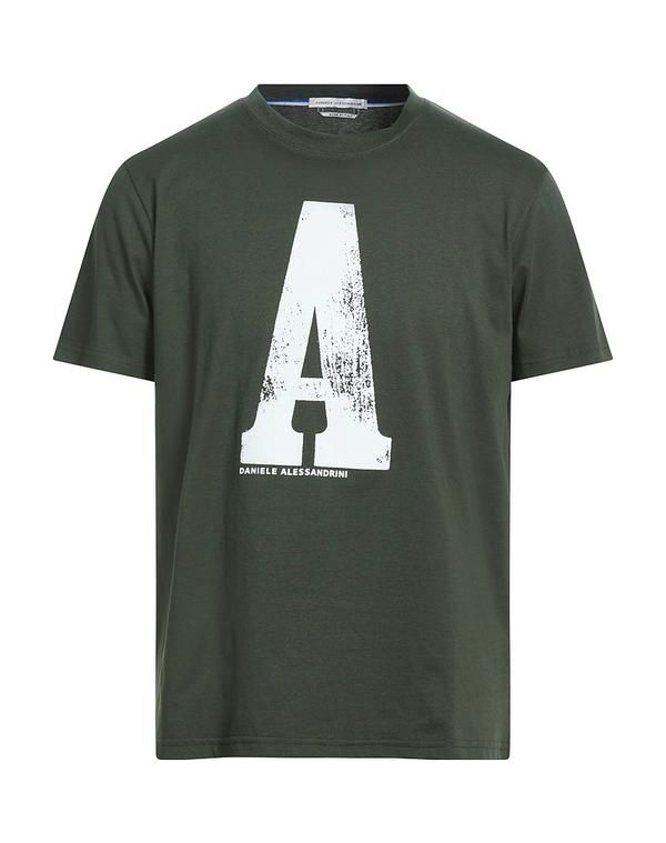 ダニエレ アレッサンドリー二 メンズ トップス Tシャツ DANIELE ALESSANDRINI Ｔシャツ Military Green グリーン