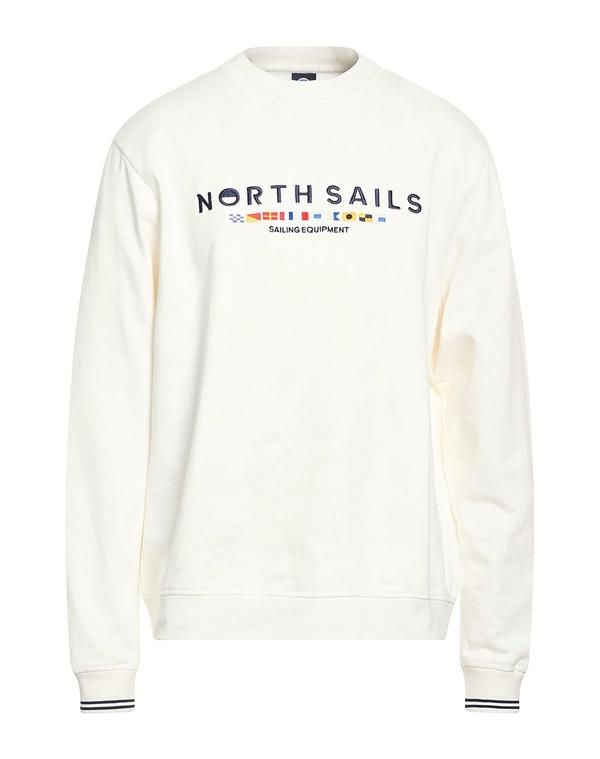 ノースセール メンズ アウター パーカー・スウェット NORTH SAILS スウェット White ホワイト 10,345円