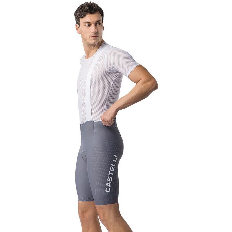カステリ メンズ ボトムス ハーフパンツ・ショーツ Castelli Free Aero Race S Limitedition Bibshort Mensmoky GrayWhite ホワイト