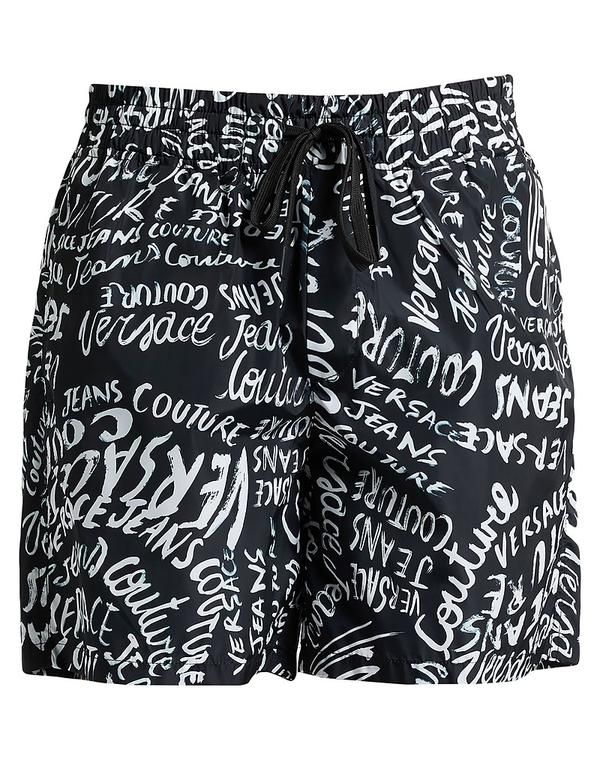 ヴェルサーチ メンズ 水着 ハーフパンツ・ショーツ VERSACE JEANS COUTURE 水着（ボクサーパンツ） Black ブラック