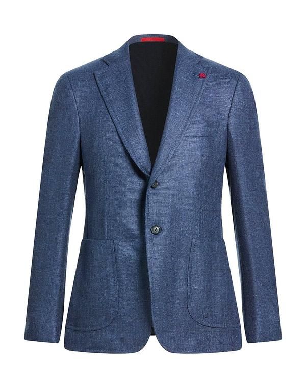 イザイア メンズ アウター ジャケット・ブルゾン ISAIA テーラードジャケット Navy ネイビー