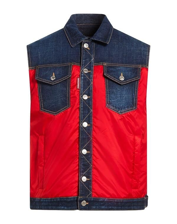 ディースクエアード メンズ トップス ベスト DSQUARED2 ベスト Red レッド