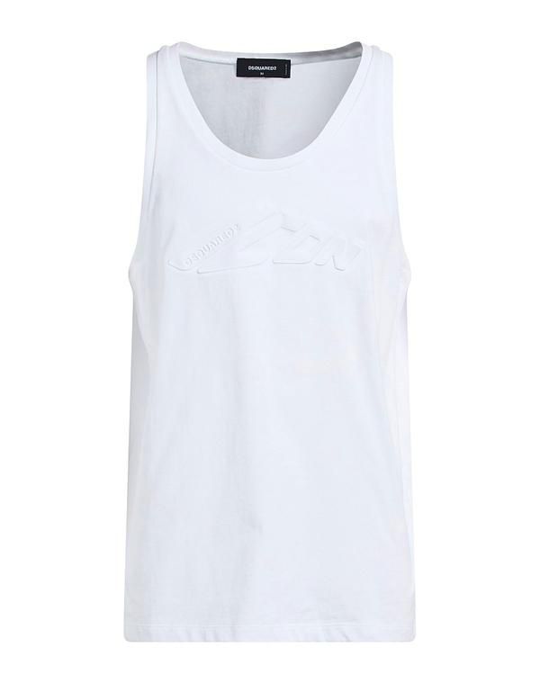 ディースクエアード メンズ トップス シャツ DSQUARED2 タンクトップ White ホワイト 27,548円
