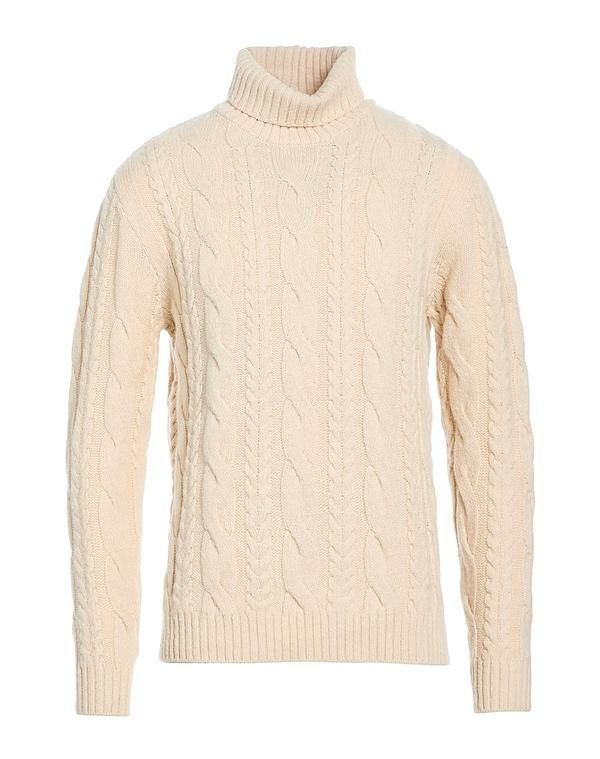 イレブンティ メンズ アウター ニット・セーター ELEVENTY タートルネック Beige ベージュ