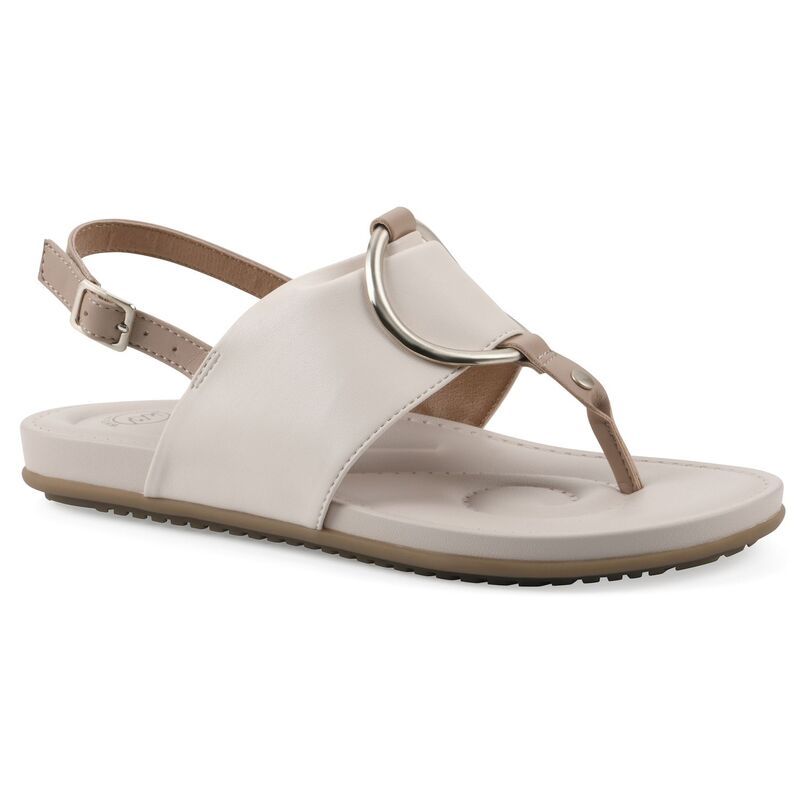 ホワイトマウンテン レディース シューズ サンダル White Mountain Womens Alicorn Thong Sandals Cream Natural Smooth クリーム