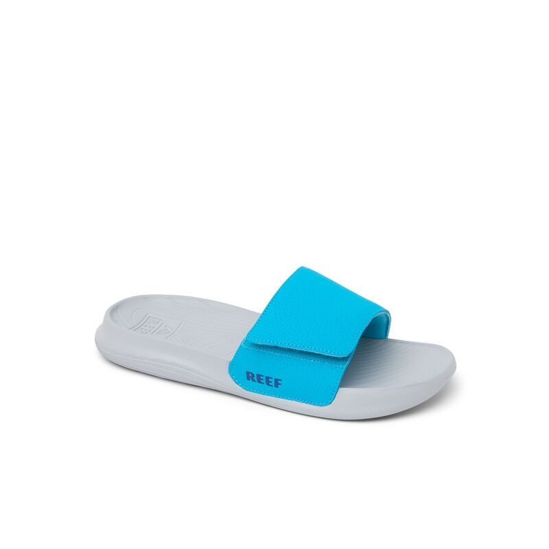 リーフ レディース シューズ サンダル REEF Salty Slide BoyslipOn Comfort Sandals Grey Blue グレー
