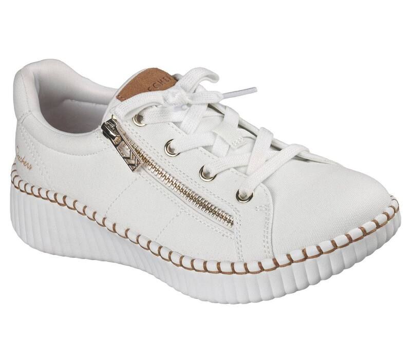 スケッチャーズ レディース シューズ サンダル スニーカー Skechers Wilshire Blvd Womens Zip Stride Sneakers White ホワイト 15,106円