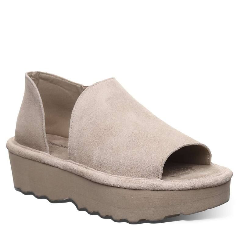 ベアパウ レディース シューズ サンダル プラットフォーム Bearpaw Sail Womens Platform Sandals Mushroom