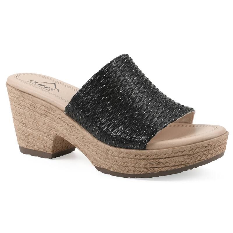 クリフバイホワイトマウンテン レディース シューズ サンダル フラワー柄 フラワー Cliffs by White Mountain Biancia Womens Floral Wedge Sanda