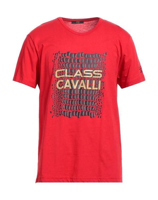 カヴァリ クラス メンズ トップス Tシャツ CAVALLI CLASS Red レッド