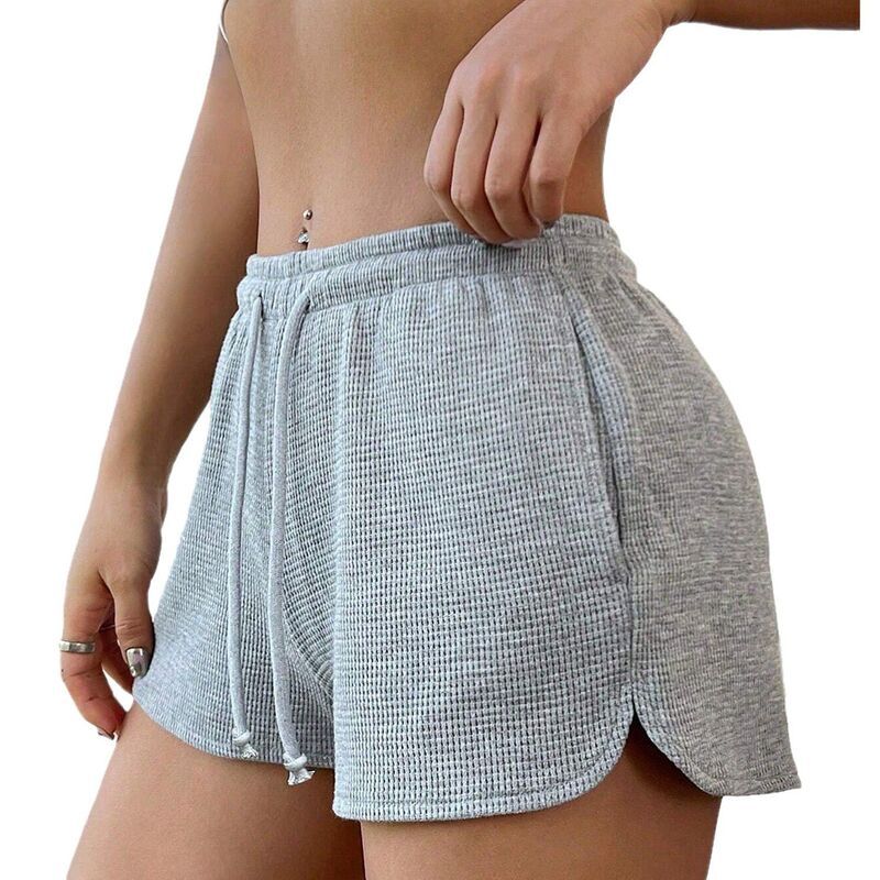 イエスファッション レディース ボトムス ハーフパンツ・ショーツ ショートパンツ Yesfashion Womensports Drawstring Elastic Waist Casual Soli