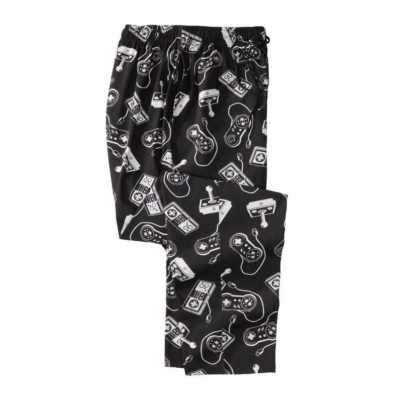 キングサイズ レディース アンダーウェア ナイトウェア パンツ トール ジャージー KingSize Mens Big Tallightweight Jersey Pajama Pants Game