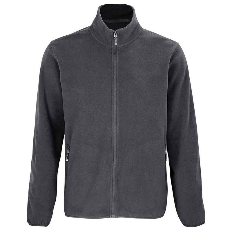 ソルズ レディース アウター ジャケット・ブルゾン フリース SOLS Mens Factor Fleece Jacket Charcoal チャコール