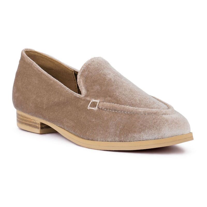 ラグアンドコー レディース シューズ スリッポン・ローファー ベルベット Rag Co LuxeLap Womens Velvet Loafers Taupe トープ