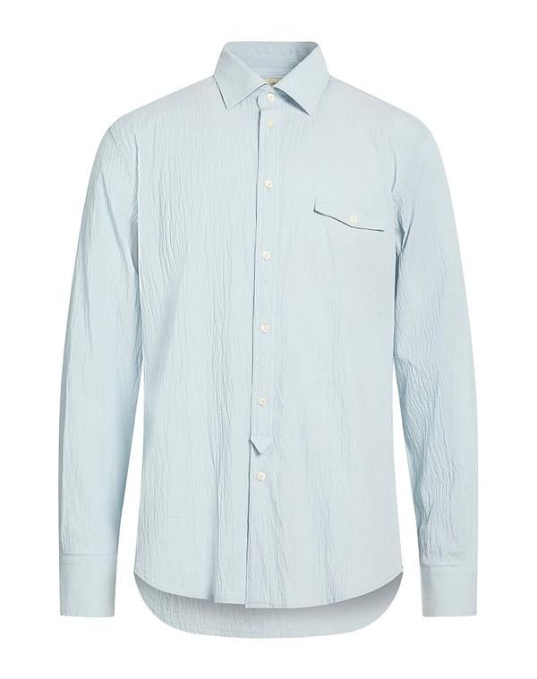 リュージョマン メンズ トップス シャツ LIU JO MAN Sky Blue ブルー