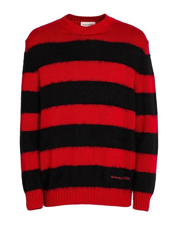 マックイーン メンズ トップス シャツ プルオーバー MCQUEEN Red レッド