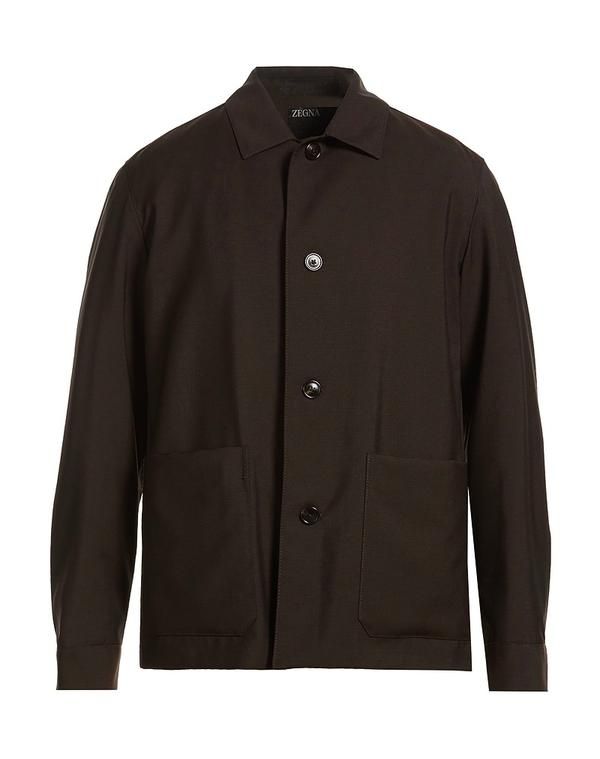 ゼニア メンズ アウター ジャケット・ブルゾン ZEGNA Chocolate Brown ブラウン
