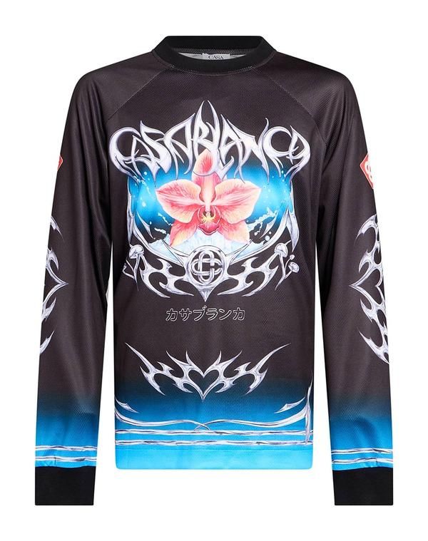 カサブランカ メンズ トップス Tシャツ CASABLANCA Black ブラック